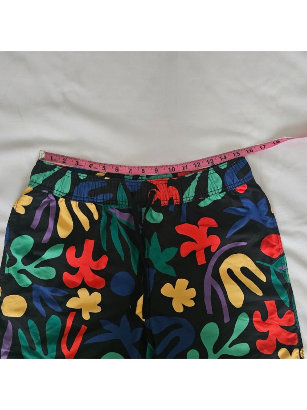 Hanna Andersson Boys' Tropical Rainforest On Black Swim Trunks Size Medium - Picture 7 of 11